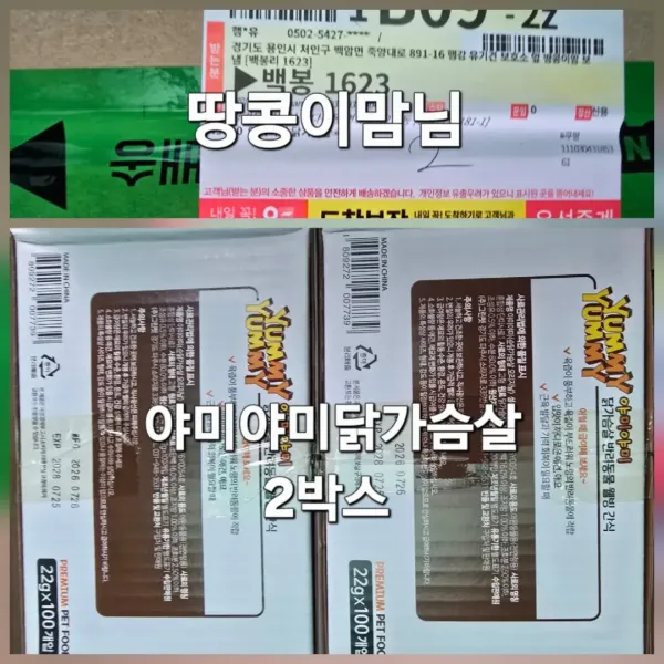 행강유기견보호소에 소중한 후원물품이