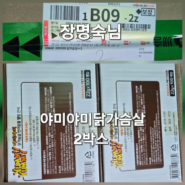 행강유기견보호소에 소중한 후원물품이