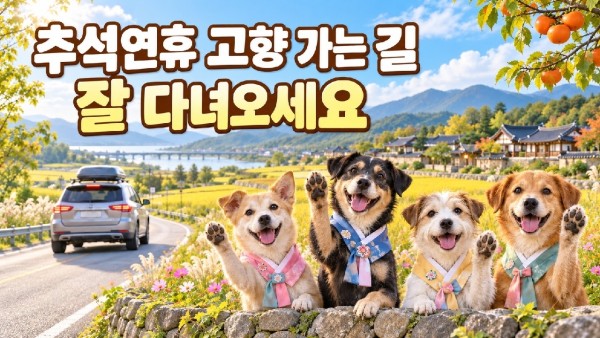 추석전날 고향길 조심히 다녀오세요